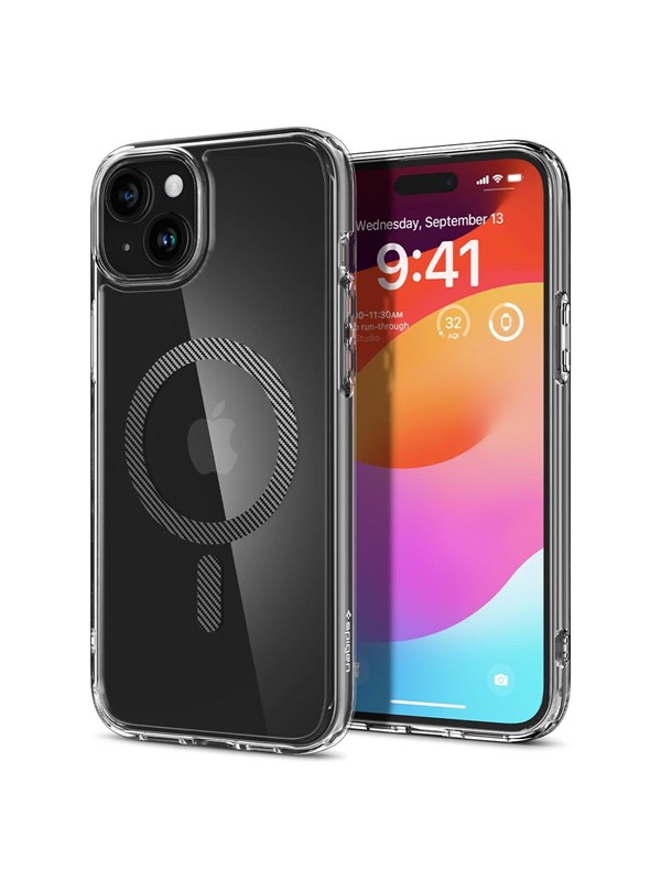 Spigen Ultra Hybrid MagSafe - carbon fiber - iPhone 15 Plus