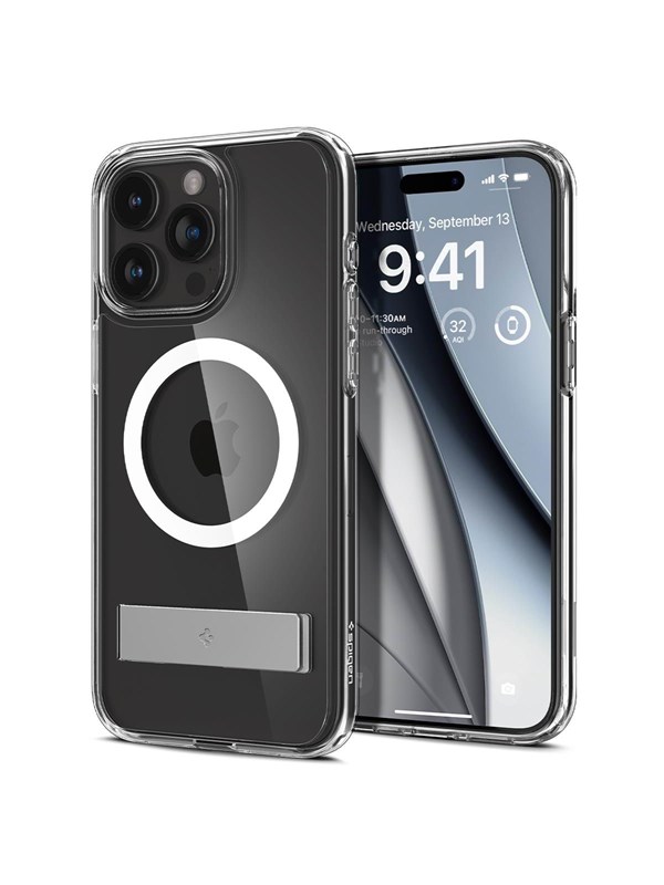 Spigen Ultra Hybrid S MagSafe - crystal clear - iPhone 15 Pro