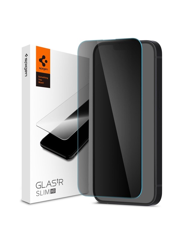 Spigen tR Slim HD 1 Pack - FC black - iPhone 16e/14/13/13 Pro