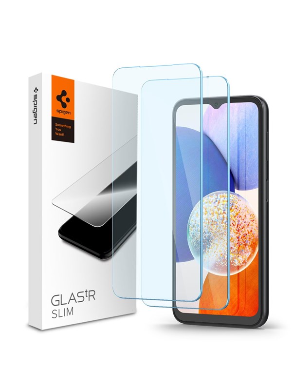 Spigen Glass tR Slim 2 Pack - Samsung Galaxy A14 5G/A14 LTE