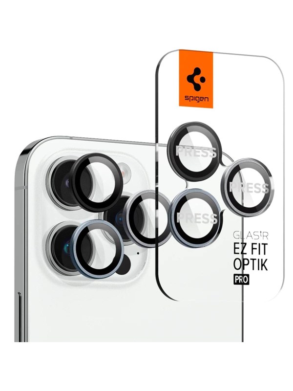 Spigen Glass tR EZ Fit Optik Pro 2 Pack - zero one - iPhone 17/16/15/14 Pro / 17/16/15/14 Pro Max