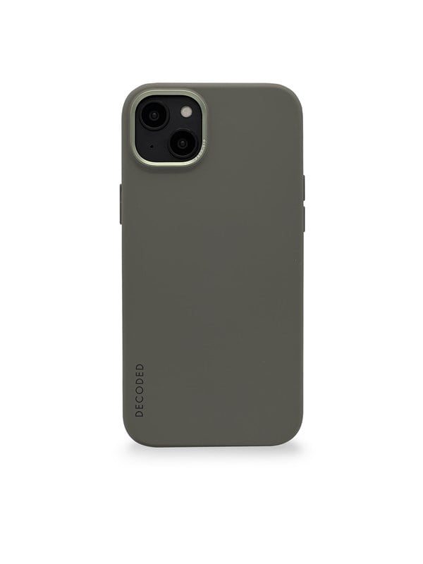 Decoded Silicone BackCover - olive - iPhone 14 Plus
