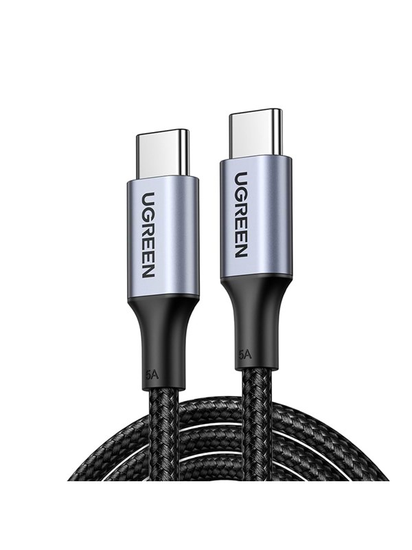 UGREEN USB-C <-> USB-C - 100W - 1m - Musta