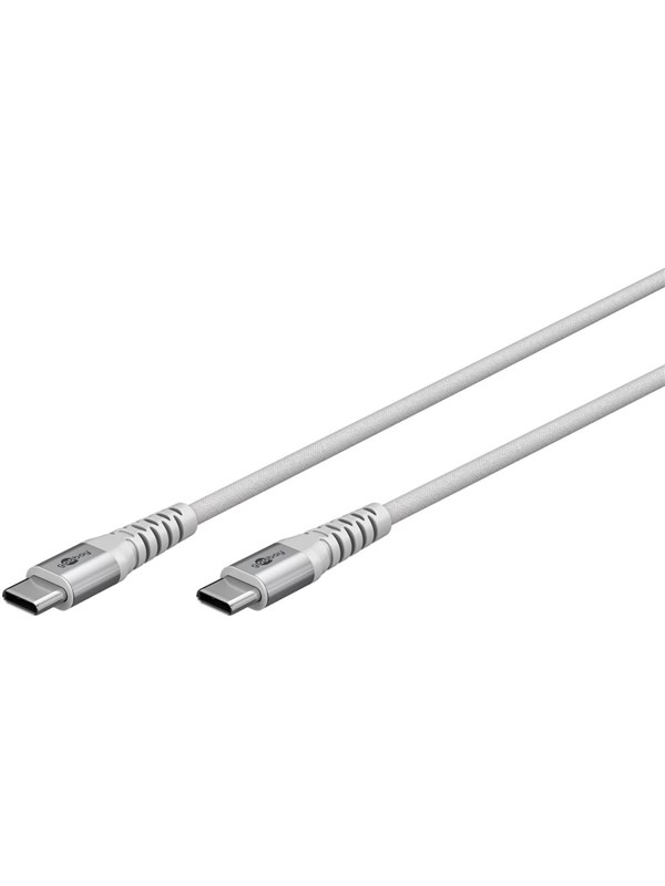 Pro USB-C <-> USB-C - Sleeve - 2m - Harmaa