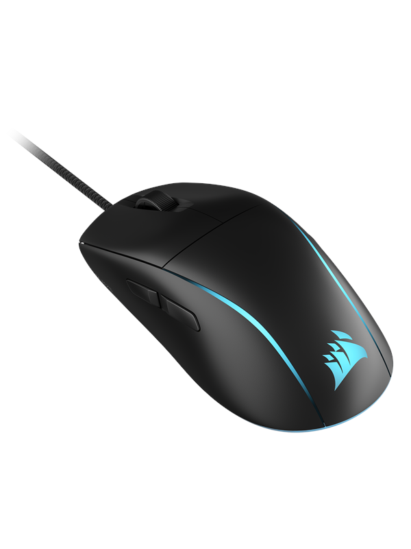 Corsair M75 Lightweight RGB - Pelihiiri - Optinen - 6 painiketta - Musta RGB-valolla