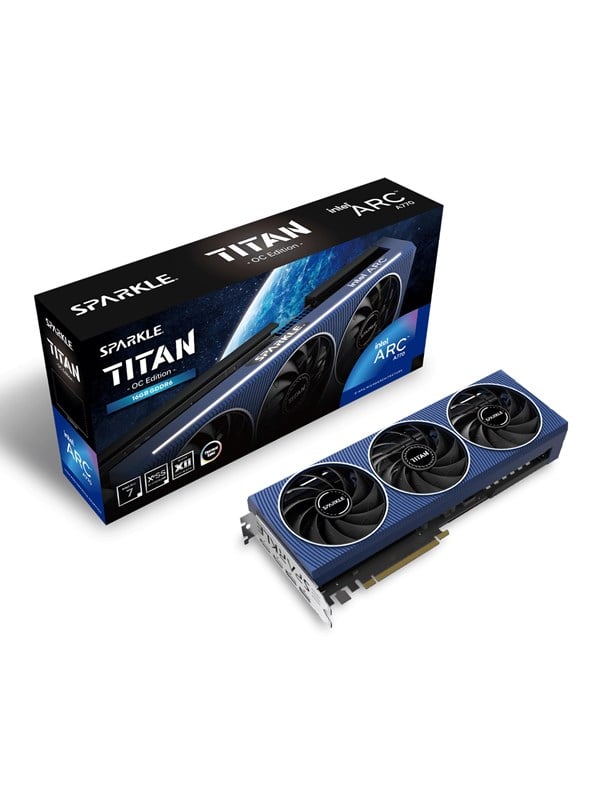 Sparkle Arc A770 Titan OC - 16GB GDDR6 RAM - Näytönohjaimet