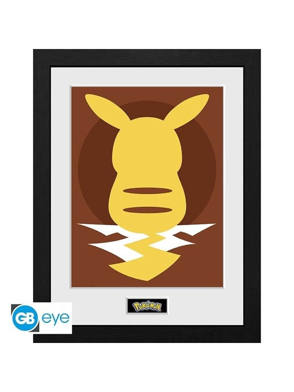 ABYstyle - POKEMON Framed print Pikachu Silhouette 25"" - Kuva