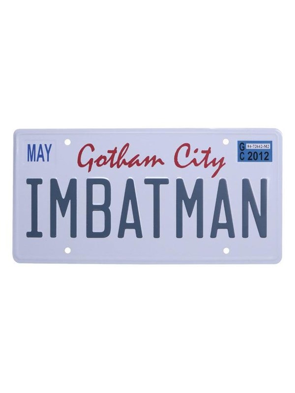FaNaTtik - DC Batman Number Plate Tin Sign