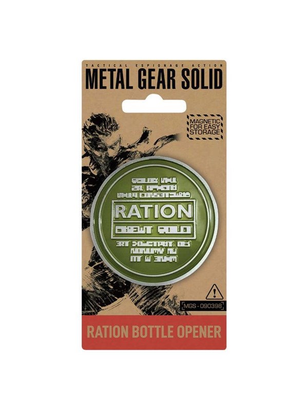 FaNaTtik - Metal Gear Solid Ration Bottle Opener - Pullojenavaaja