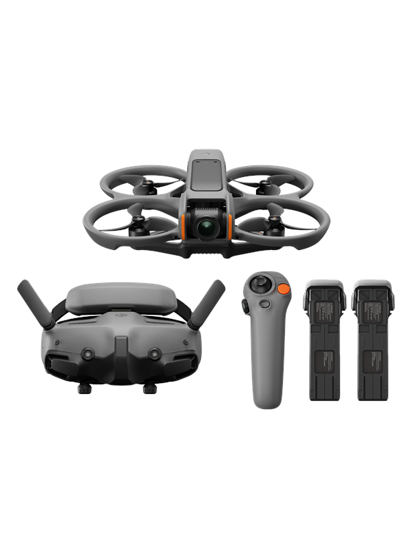 DJI - Avata 2 Fly More Combo - 2 Extra Batteries + Goggles 3 & RC Motion 3 - 377 g - C1