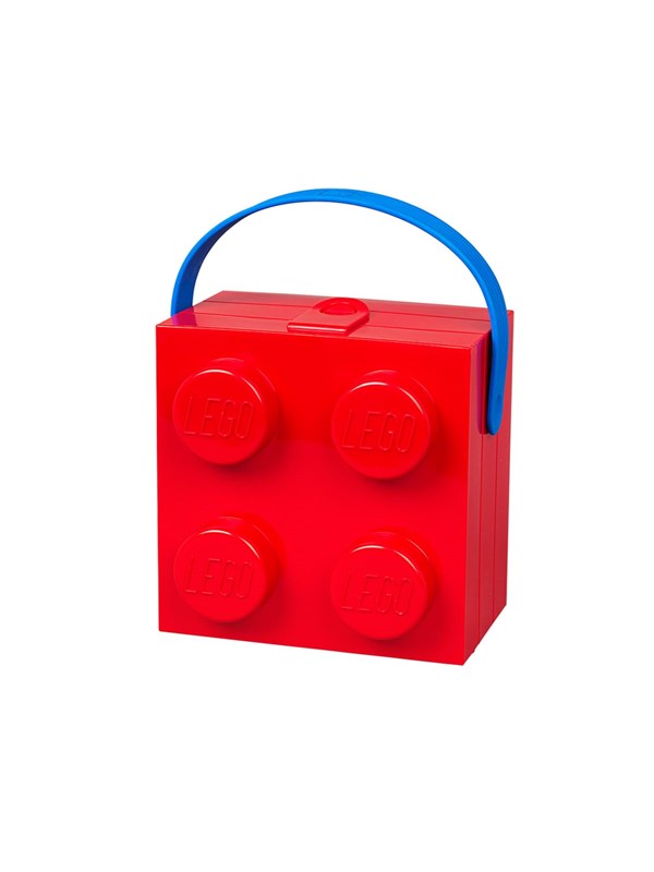 LEGO BOX W. HANDLE - RED