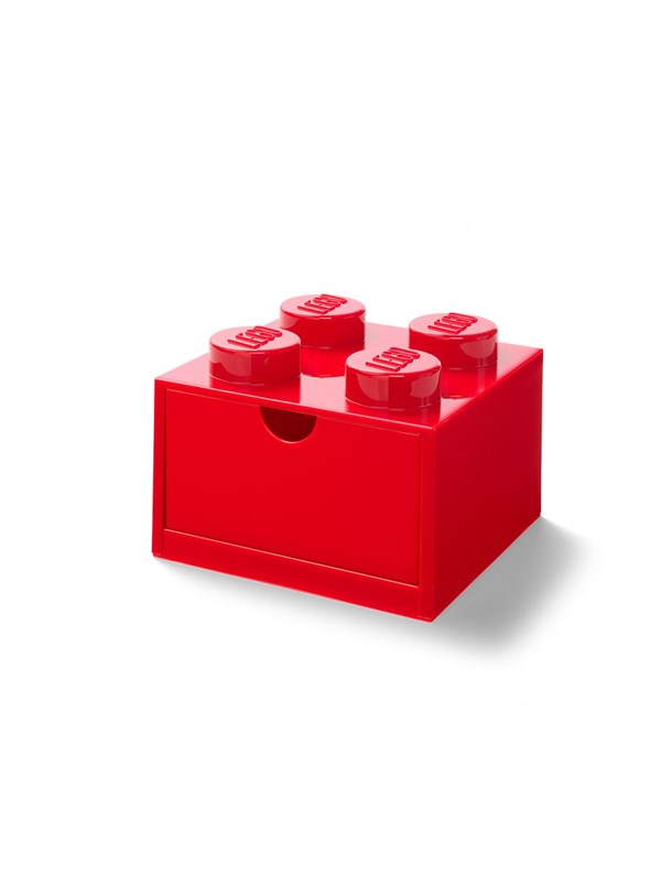 LEGO Desk Drawer 4 - Red