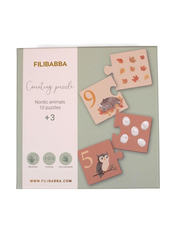 Filibabba Counting puzzle - Nordic animals