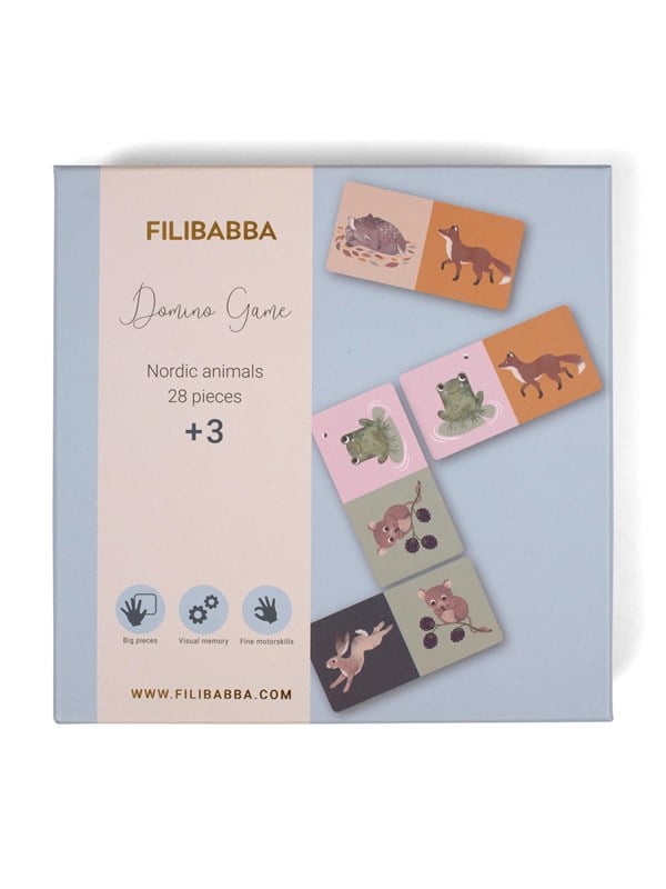 Filibabba Domino game - Nordic animals