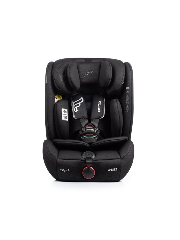 Fairgo Forza i-Size turvaistuin (76-150 cm) - Black Sand