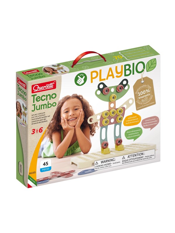 Quercetti PlayBio Tecno Jumbo construction set (45 pieces)