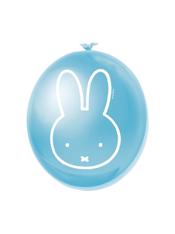Haza Witbaard Balloons Miffy Blue 6 pcs.