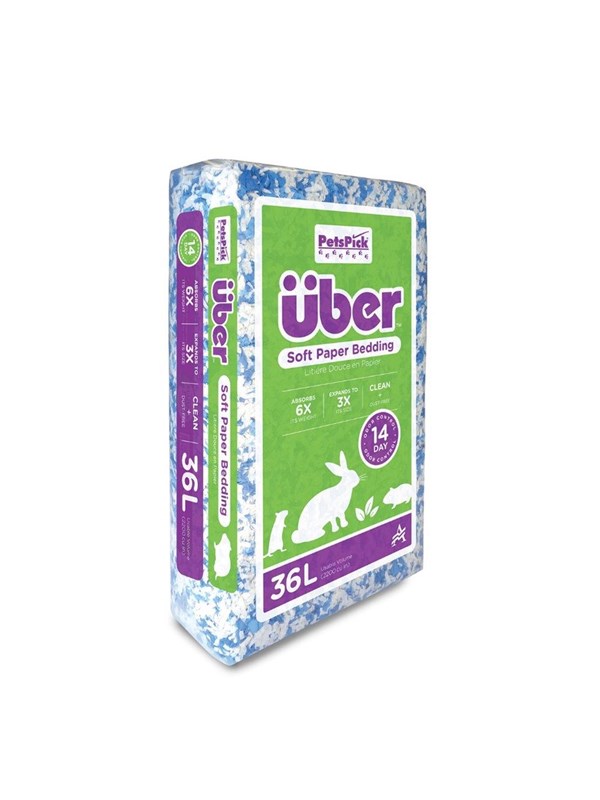 Über Paper Bedding 36 L Blue/White
