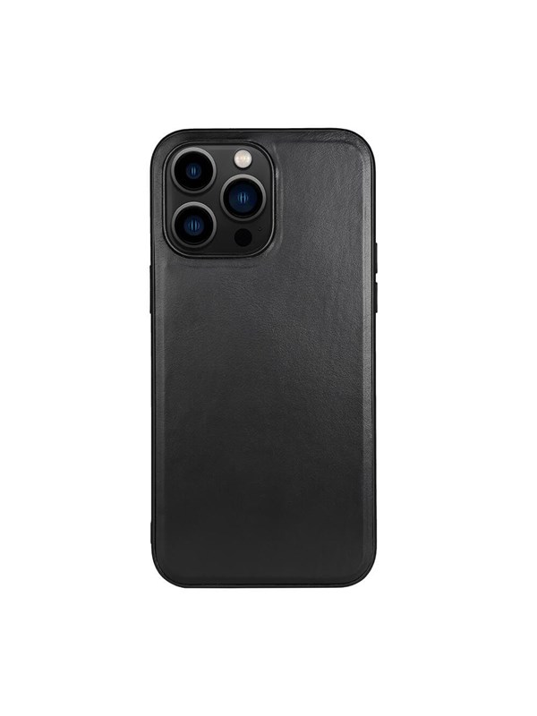 Buffalo Phone Case Leather MagSeries Black - iPhone 14 Pro Max