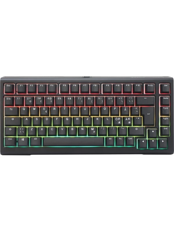 Ducky Tinker75 - Pelinäppäimistö - Pohjoismainen - Musta