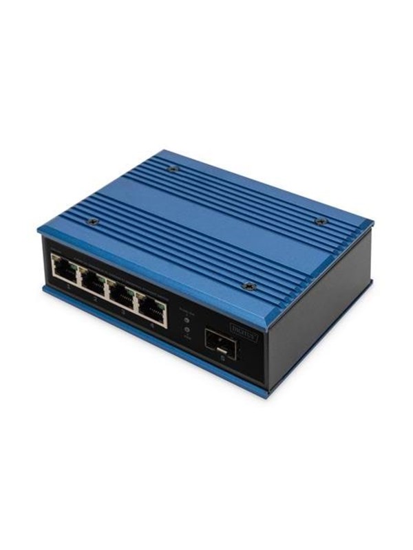 DIGITUS - switch - industrial - 4 ports - unmanaged