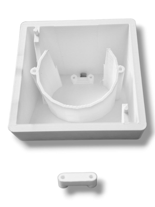Light Solutions Shelly - Wall Display Table Stands - 35 degrees - White