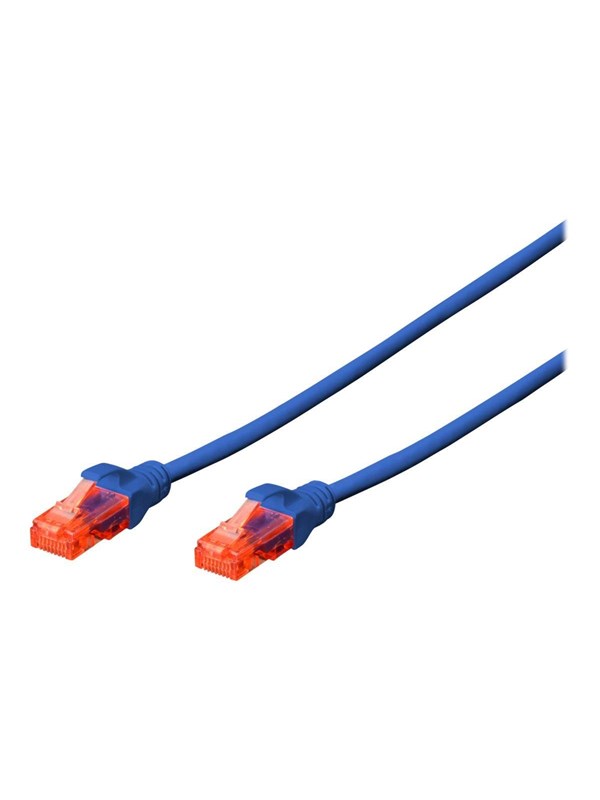 DIGITUS Professional patch cable - 50 cm - blue - Sininen - 0.5m