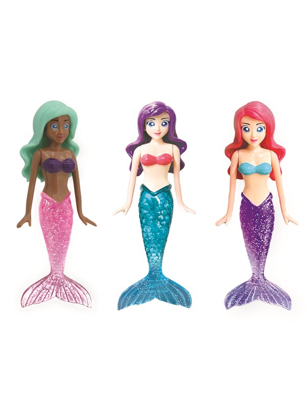 Happy Summer Diving Mermaids 3-Pack
