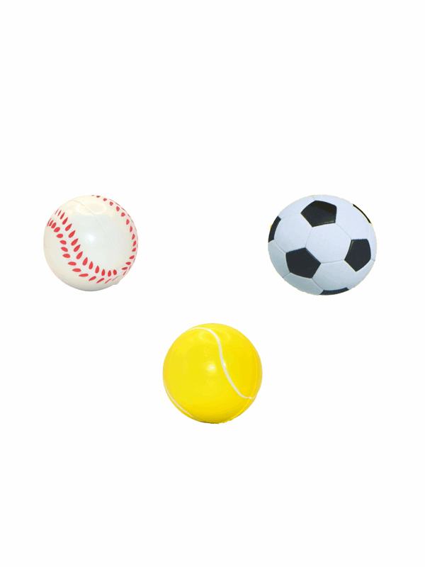 Happy Summer Sportsballs 6cm - assorted