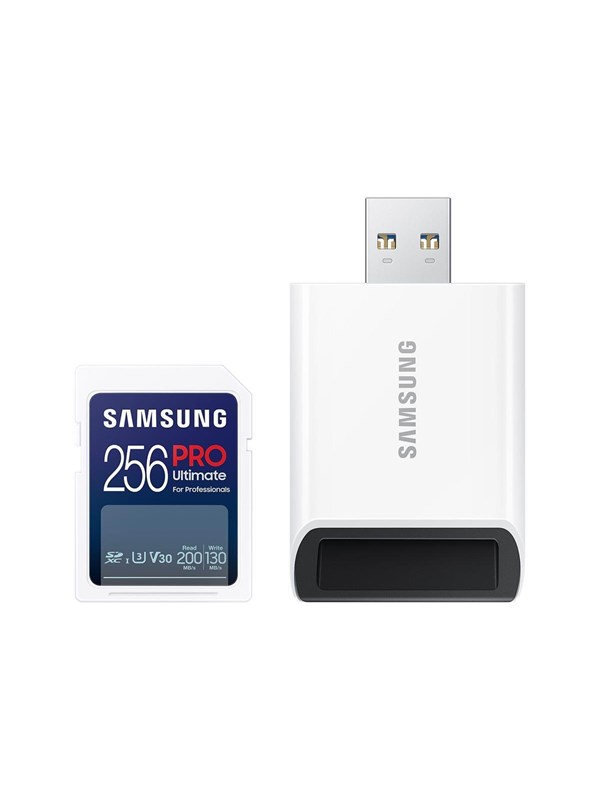 Samsung PRO Ultimate SD + Reader - 200MB/s - 256GB