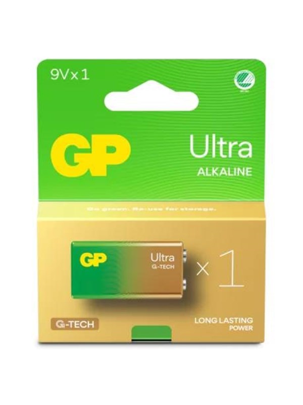 GP Battery Ultra Alkaline 9V/6LF22 1-pack