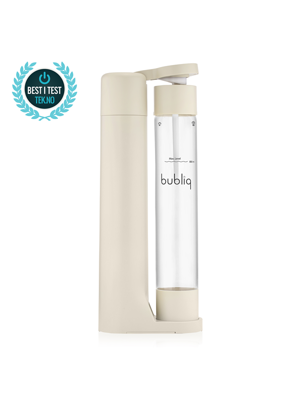 Bubliq Beige bubliq drink carbonator incl. gas cylinder