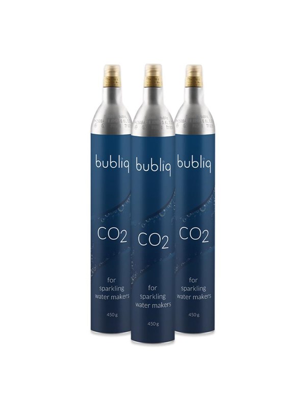 Bubliq 3 x CO2 cylinder 450 g