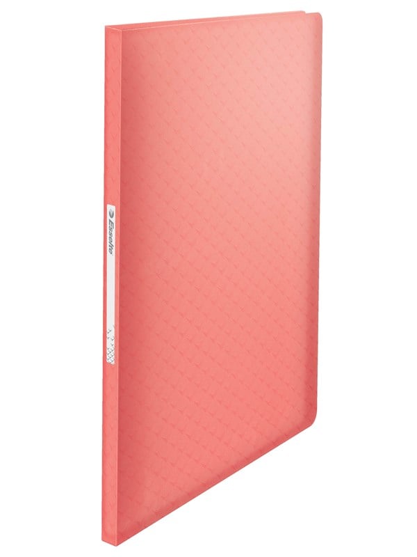Esselte Colour'Breeze kokoojakansio PP 60 taskua koralli