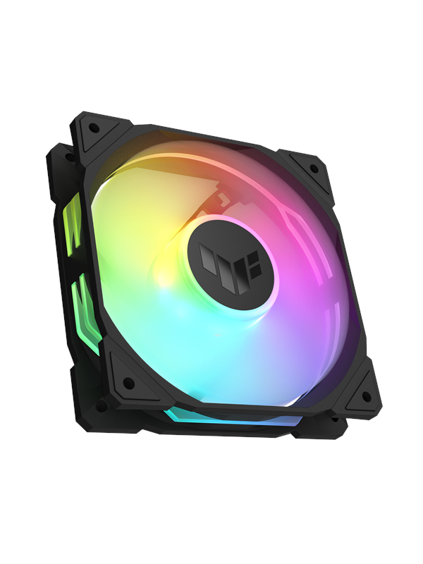 ASUS TUF GAMING TR120 - Kotelotuuletin - 120mm - Musta RGB LED valolla - 29 dBA