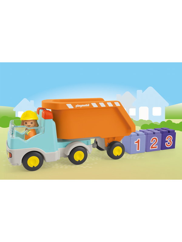 Playmobil 1.2.3 - Junior kippiauto