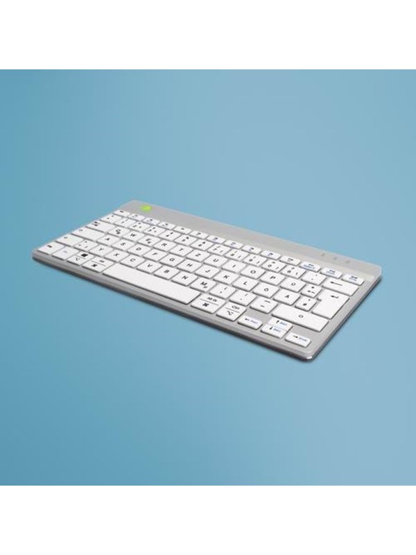 R-Go Tools R-Go Ergonomic Keyboard Compact break - Näppäimistö - Saksa - Valkoinen