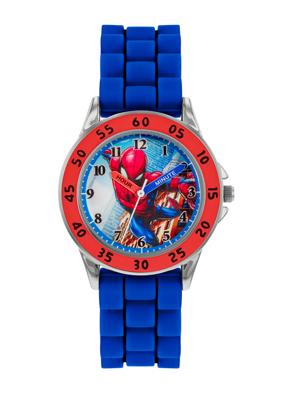 Peers Hardy - Spiderman Dial Blue Silicone Strap Kids - Katsella