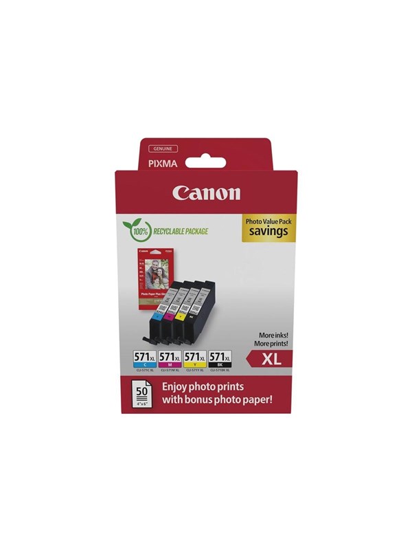 Canon CLI-571XL / 0332C006 C/M/Y/BK High