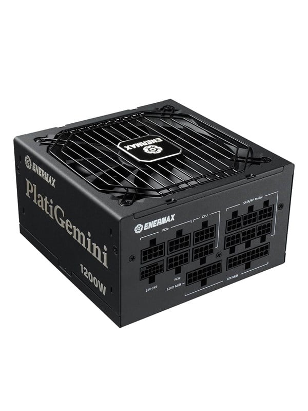 Enermax PlatiGemini Virtalähde - 1200 Watt - 135 mm - ATX 3.1 - 80 Plus Platina sertifioitu