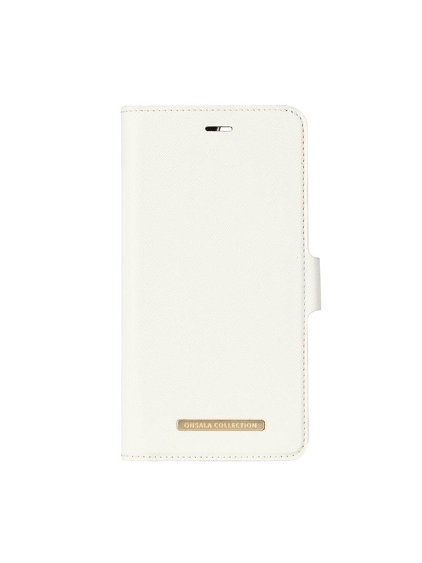 ONSALA Mobile Wallet Saffiano White iPhone6/7/8 Plus