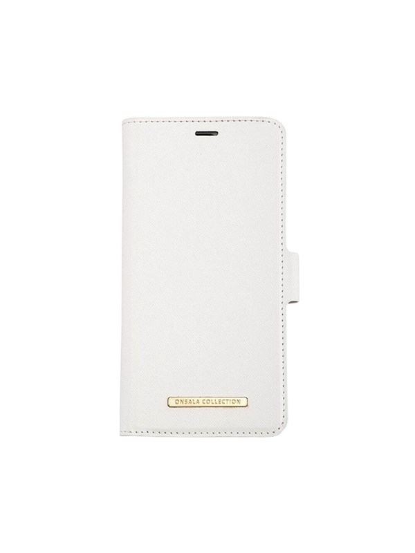 ONSALA Wallet Case Saffiano White - iPhone 11 Pro Max