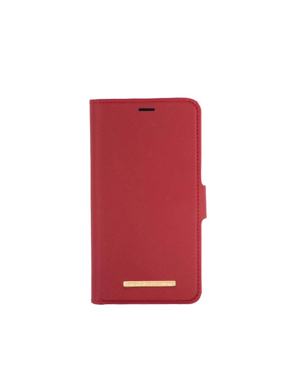 ONSALA Wallet Case iPhone 12 Mini Saffiano Red