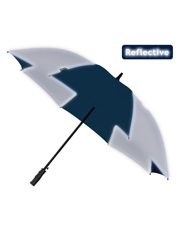 Falcone Reflective Umbrella - Automatic - Windproof - 120 cm - Marine Blue