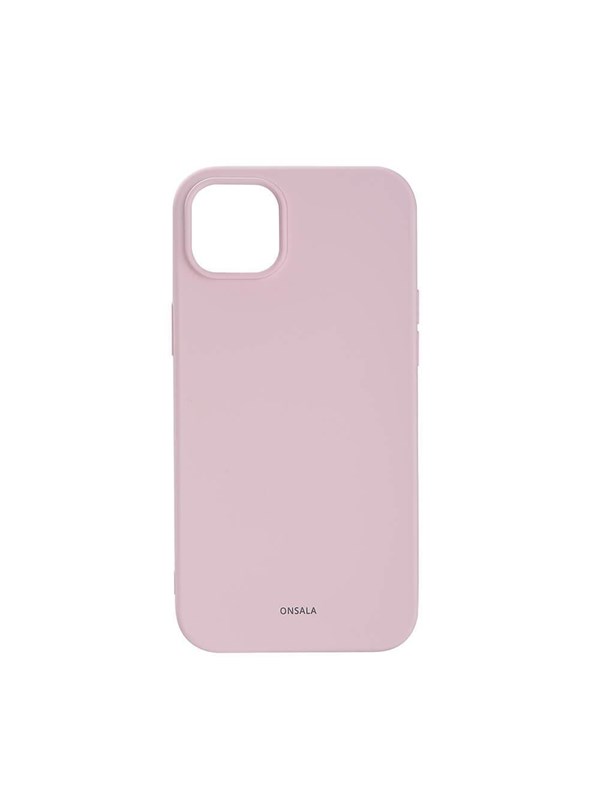 ONSALA Phone Case Silicone Chalk Pink - iPhone 14 Plus