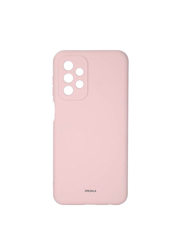 ONSALA Wallet Case Silicone Chalk Pink - Samsung Galaxy A23 5G