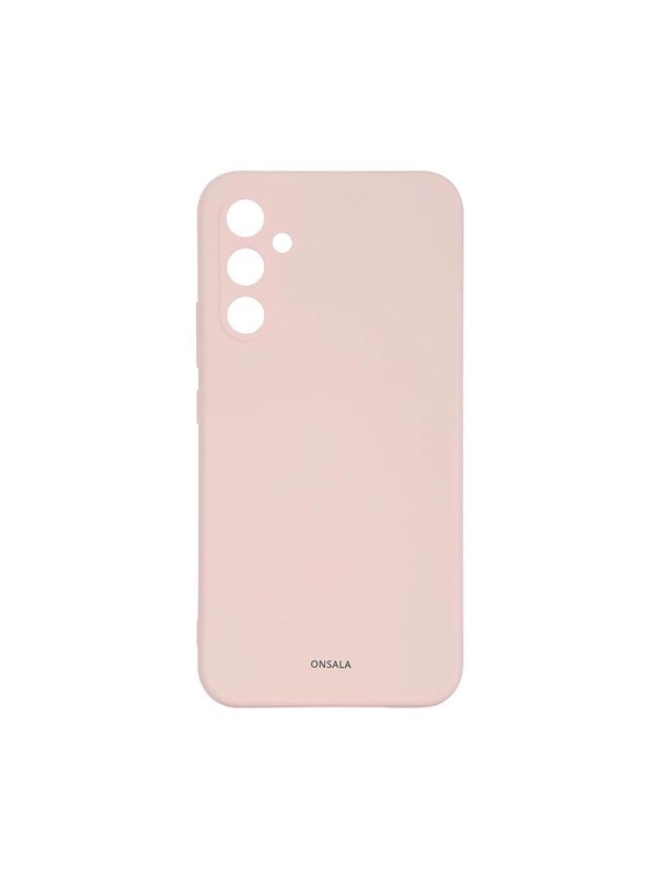 ONSALA Phone Case with Silicone Feel Chalk Pink - Samsung A35 5G