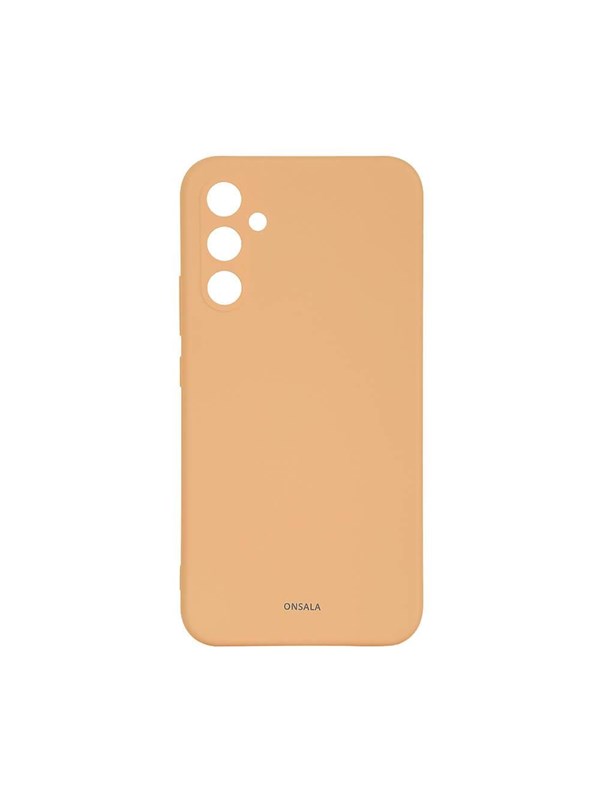 ONSALA Phone Case with Silicone Feel Apricot - Samsung A35 5G