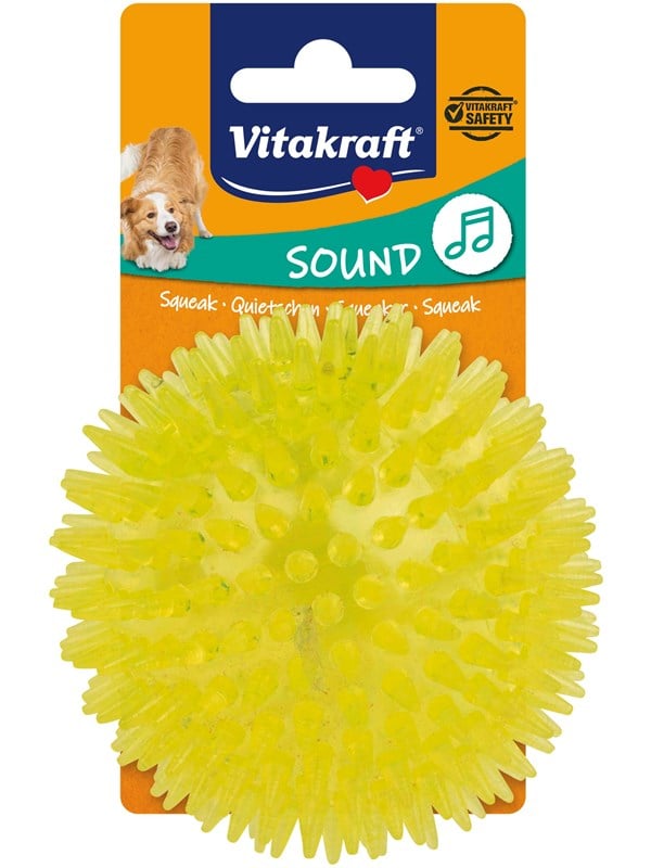 Vitakraft Siilipallo koirille TPR vinkulla 10cm