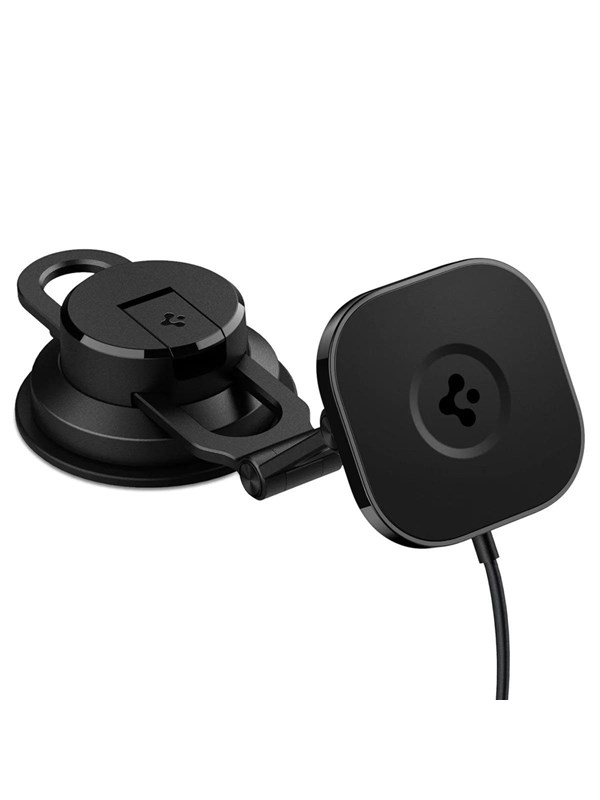 Spigen OneTap 3 Pro Wireless Car Charger Mount MagSafe Dashboard/Windshield ITS35W-3 - black